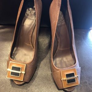 Tory Burch Peep Toe Heel 9.5